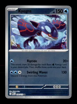 Kyogre 034/132 Rare Mega Evolution Pokemon Reverse Holo Near Mint - Image 1