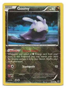 Goomy 58/98 Common Ancient Origins Pokemon Reverse Holo 2015 - Image 1