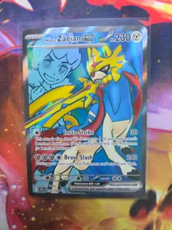 HOP'S ZACIAN EX 176/159 Ultra Rare Journey Together Pokemon Holo Near Mint - Image 1