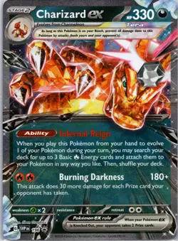 Charizard ex -196 196 Holo Promo Scarlet & Violet Promo Pokemon Near Mint - Image 1