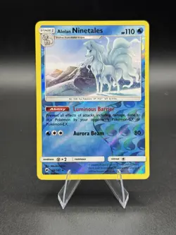 Alolan Ninetales - Reverse Holo - 28/147 Burning Shadows - Pokemon TCG - 2017 - Image 1