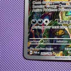 The Pokemon Company Brute Bonnet SV04 Paradox Rift 207/182 IR Full Art Holo - Image 5
