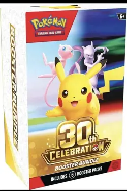 PRESALE Pokemon TCG 30th Anniversary Booster Bundle - Confirmed Preorder - Image 1