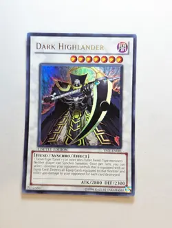 YUGIOH Dark Highlander YF01-EN001 Ultra Rare Limited Edition - Image 1
