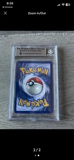 Pokemon Lapras 10/62 Fossil First Edition Holo BGS 8.5 - Image 2