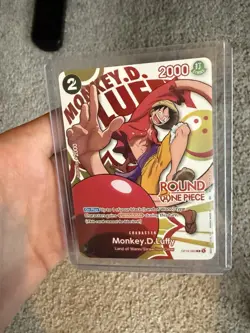 Monkey D. Luffy One Piece x Round 1 Promo Card (ENGLISH) - Image 1