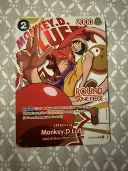 Monkey D. Luffy One Piece x Round 1 Promo Card (ENGLISH) - Image 3