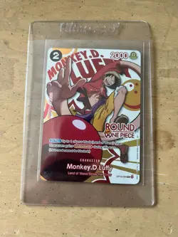 Round 1 Monkey D Luffy English One Piece Promo OP16-095 - Image 1