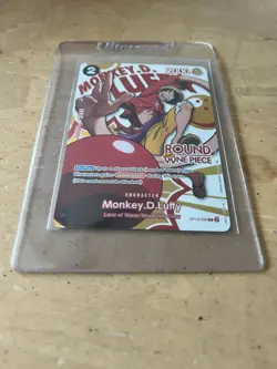 Round 1 Monkey D Luffy English One Piece Promo OP16-095 - Image 2