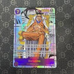2026 One Piece The Time of Battle Borsalino Manga Art SSP #OP16-073 - Image 1