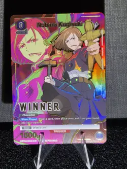 Union Arena Nobara Kugisaki Character Winner Promo Holo English UEPR/JJK-1-043 - Image 1