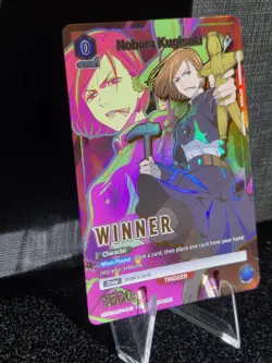 Union Arena Nobara Kugisaki Character Winner Promo Holo English UEPR/JJK-1-043 - Image 2