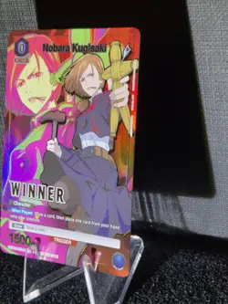 Union Arena Nobara Kugisaki Character Winner Promo Holo English UEPR/JJK-1-043 - Image 3