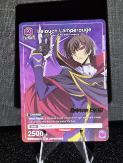 Union Arena Lelouch Lamperouge Character Promo Foil Code Geass EN UEPR/CGH-1-016 - Image 1