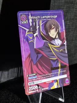 Union Arena Lelouch Lamperouge Character Promo Foil Code Geass EN UEPR/CGH-1-016 - Image 3