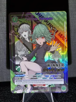Union Arena Tatsumaki Character Winner Promo Holo English UEPR/OPM-1-051 - Image 1