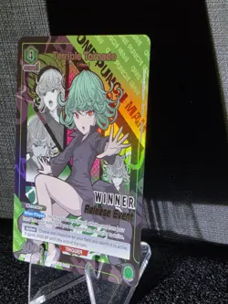 Union Arena Tatsumaki Character Winner Promo Holo English UEPR/OPM-1-051 - Image 2