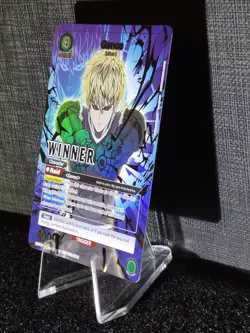 Bandai Union Arena Genos Action Winner Promo Holo UEPR/OPM-1-048 One Punch Man - Image 2