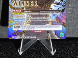 Bandai Union Arena Genos Action Winner Promo Holo UEPR/OPM-1-048 One Punch Man - Image 4