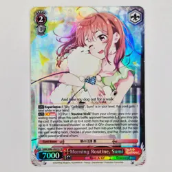 Weiss Schwarz: Rent-A-Girlfriend - Morning Routine, Sumi #KNK/W86-E055S SR - Image 1