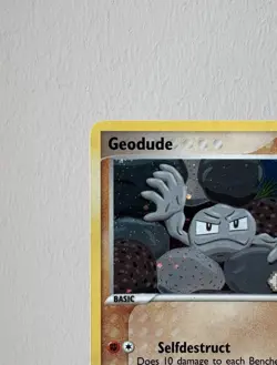 Geodude 53/92 Stamped Holo EX Legend Maker Pokemon TCG Card 2006 English NM-/LP+ - Image 3