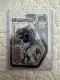 2025 Bowman Draft Mega - In Action Mojo Die-Cut #BIA-19 Billy Carlson - Image 1