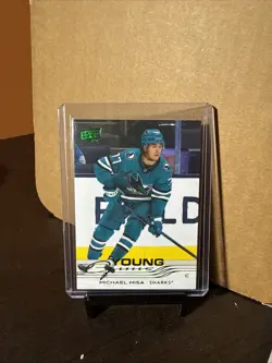 2025-26 Upper Deck Series 2 Michael Misa Young Guns Holiday - Image 1