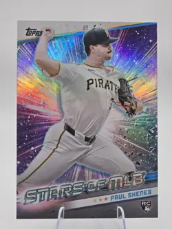 Topps Paul Skenes Pittsburgh Pirates 2024 Update Stars of MLB RC #SMLB-64 - Image 1