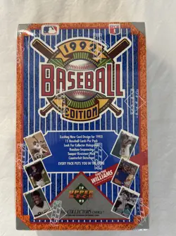 1992 Upper Deck Baseball Factory Sealed Box - Find The Williams! - Image 1
