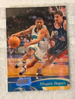 Lot of 16 Muggsy Bogues Basketball Cards, Sleeved, Excellent Condition - Image 2