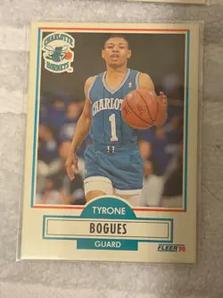 Lot of 16 Muggsy Bogues Basketball Cards, Sleeved, Excellent Condition - Image 5