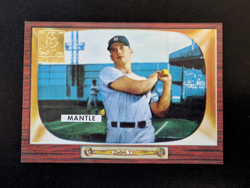 Mickey Mantle 1996 Topps Baseball Card Commemorative New York Yankees # 5 - Image 1