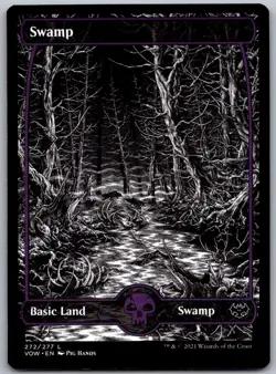 Swamp (272) 272 Land Innistrad: Crimson Vow Magic: The Gathering Near Mint - Image 1