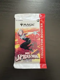 MAGIC THE GATHERING MARVEL SPIDER MAN COLLECTOR BOOSTER PACK - Image 1
