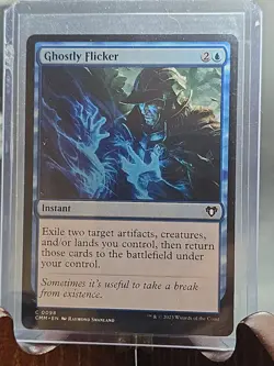 Ghostly Flicker Commander Masters MTG Regular Lightly Played - Image 3