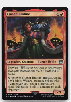 Queen Brahne 149 FOIL UC FINAL FANTASY Magic: The Gathering NM - Image 1