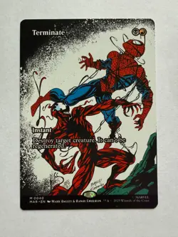 MTG Terminate (040) Borderless – Marvel Eternal‑Legal – Near Mint - Image 1