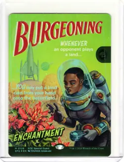 Burgeoning Near Mint Foil (Showcase) 126 Mythic SPG MTG - Image 1