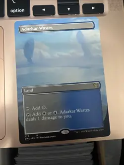 Adarkar Wastes (Borderless) Dominaria United Regular Mtg - Image 1