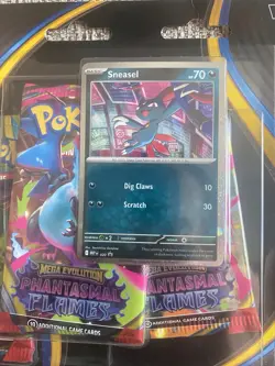 Pokemon TCG Mega Evolution Phantasmal Flames Triple Blister Pack [New & Sealed] - Image 3