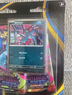 Pokemon TCG Mega Evolution Phantasmal Flames Triple Blister Pack [New & Sealed] - Image 5