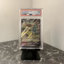 PSA 9 MINT 2021 Pokemon Evolving Skies Golurk V 182 - Image 1