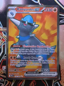 Pokemon TCG - Rampardos Ex 100/084 - Ultra Rare - Pitch Black - NM/M - Image 1