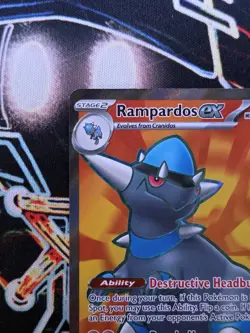 Pokemon TCG - Rampardos Ex 100/084 - Ultra Rare - Pitch Black - NM/M - Image 2