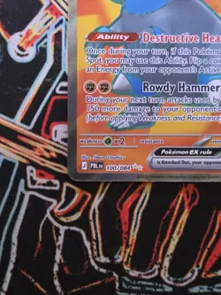 Pokemon TCG - Rampardos Ex 100/084 - Ultra Rare - Pitch Black - NM/M - Image 5