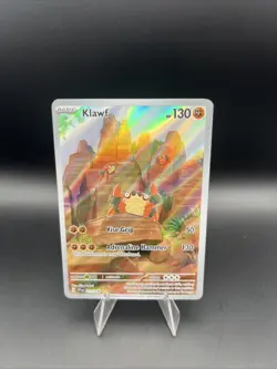Pokemon Klawf 217/198 Scarlet & Violet Illustration Rare Holo NM - Image 1