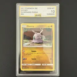 Pokemon TCG Goomy 94/145 Guardians Rising Common - AGS 10 - Image 1