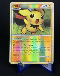 Pichu 28/123 HeartGold & SoulSilver Reverse Holo Rare 2010 - Image 1