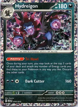 Hydreigon Holo McDonald's Promos 2024 010/015 Promo Pokemon NM Pokemon Card - Image 1
