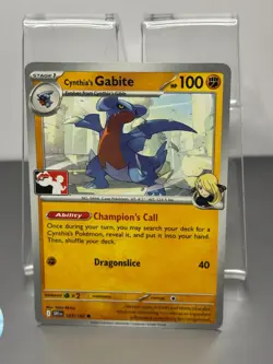 Cynthia's Gabite 103/182 Pokemon Play Stamp Prize Pack - NM - Image 1